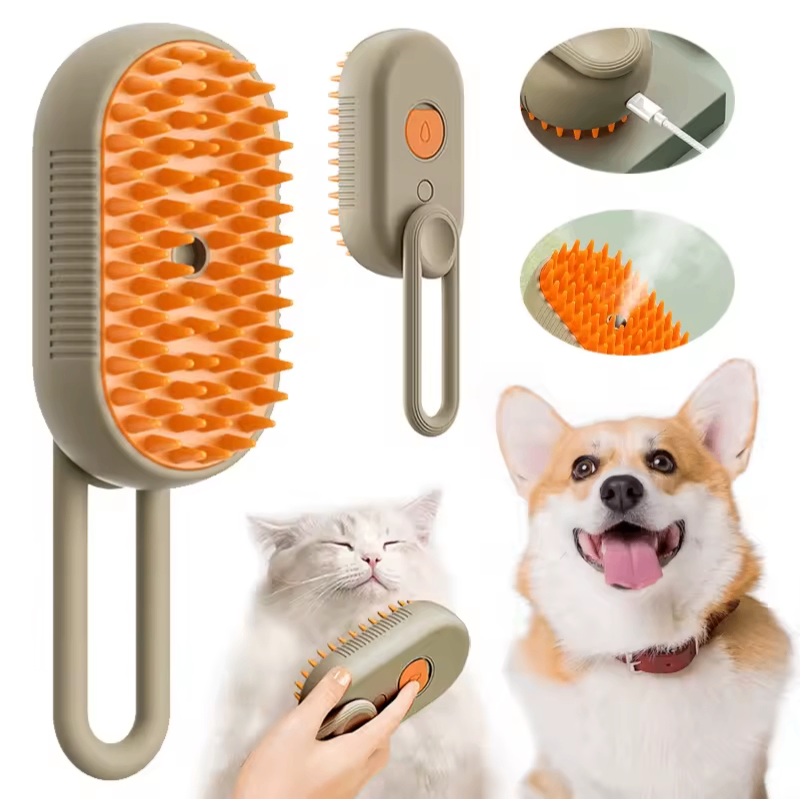 Dampfbürste für Katzen und Hunde