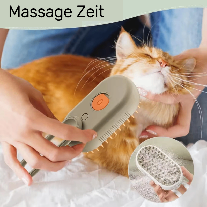 Dampfbürste für Katzen und Hunde