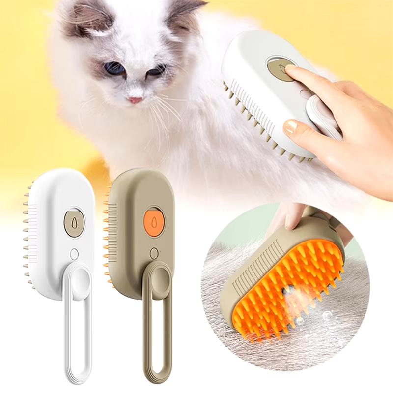 Dampfbürste für Katzen und Hunde